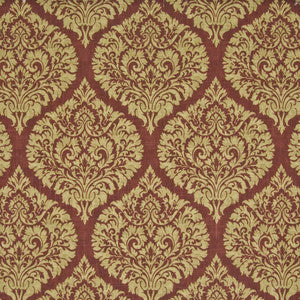 Natchez Damask Scarlet by Kasmir Fabric