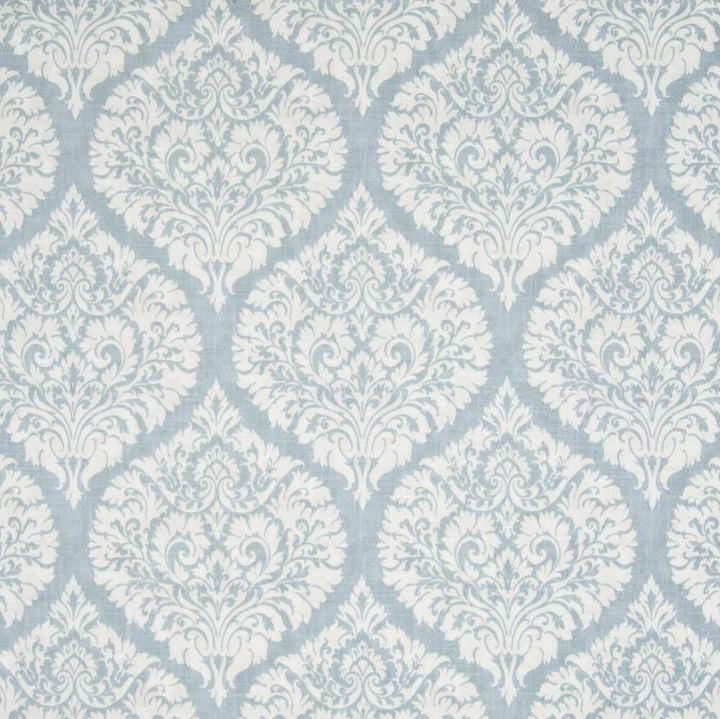 Natchez Damask Splash by Kasmir Fabric 1388 SPAIN 50,000 Wyzenbeek Double Rubs H: 13 4/8 inches, V:17 4/8 inches 54 - 56 - Fabric Carolina - Kasmir