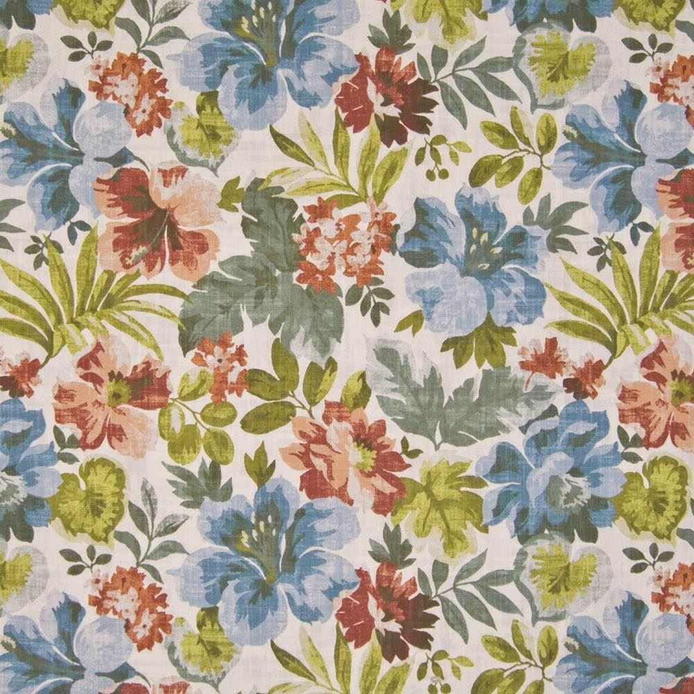 Natchez Garden Tropical by Kasmir Fabric 1388 100% Cotton
 SPAIN </p><p>Repeat: Horizontal: 27 inches and Vertical: 25 2/8 inches 54 - 56 - Fabric Carolina -