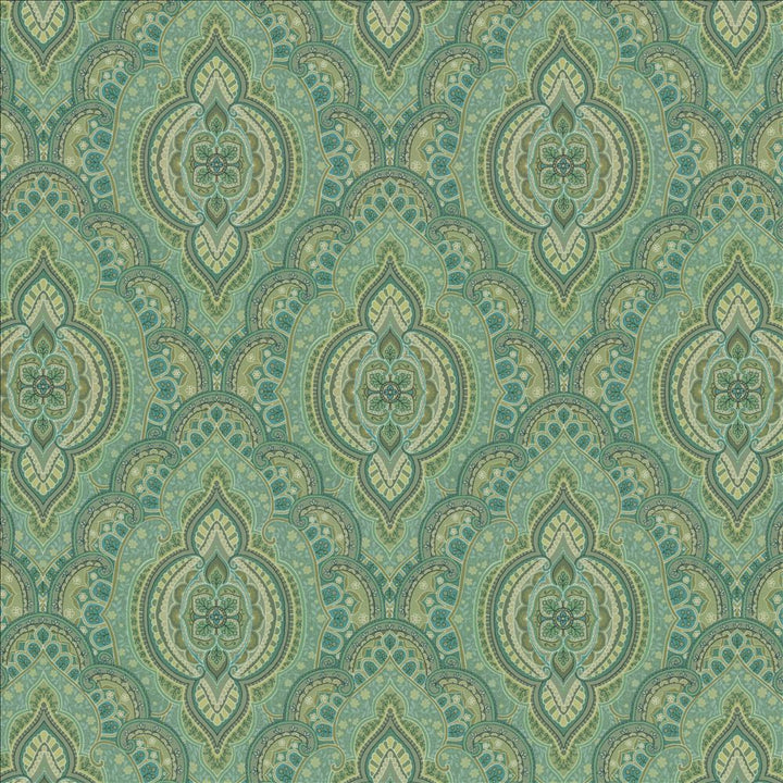 Nea Palmetto by Kasmir Fabric 5142 100% Cotton
 SOUTH KOREA </p><p>Repeat: Horizontal: 13 4/8 inches and Vertical: 17 6/8 inches 54 - Fabric Carolina -