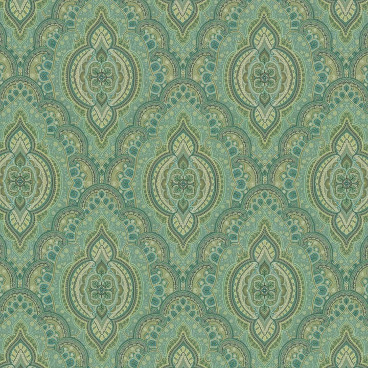 Nea Palmetto by Kasmir Fabric 5142 100% Cotton
 SOUTH KOREA </p><p>Repeat: Horizontal: 13 4/8 inches and Vertical: 17 6/8 inches 54 - Fabric Carolina -