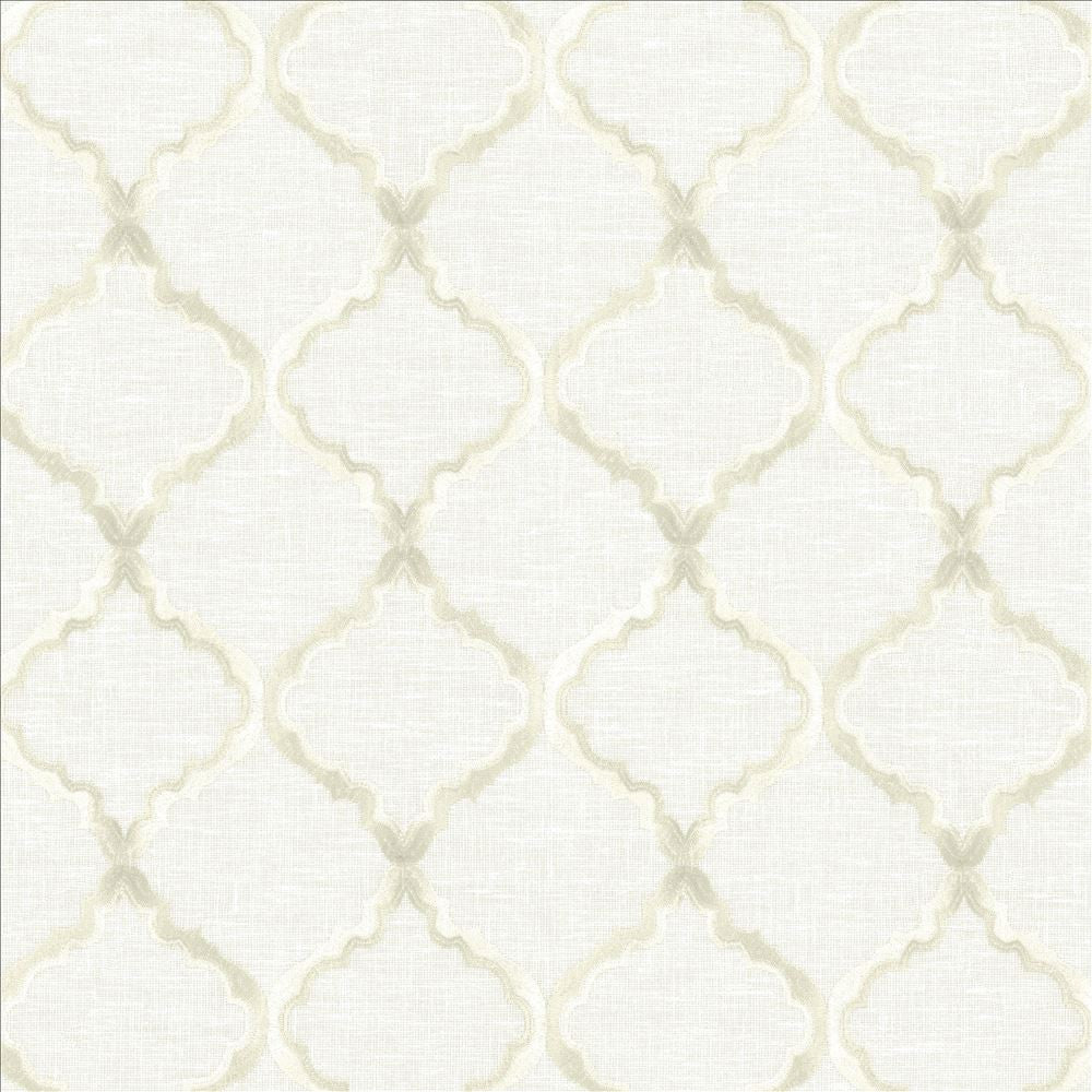 Negroni Snowflake  by Kasmir Fabric See sample 81% Polyester
19% Cotton
 INDIA Not Tested </p><p>Repeat: Horizontal: 8 6/8 inches and Vertical: 9 4/8 inches 54  - Fabric Carolina -