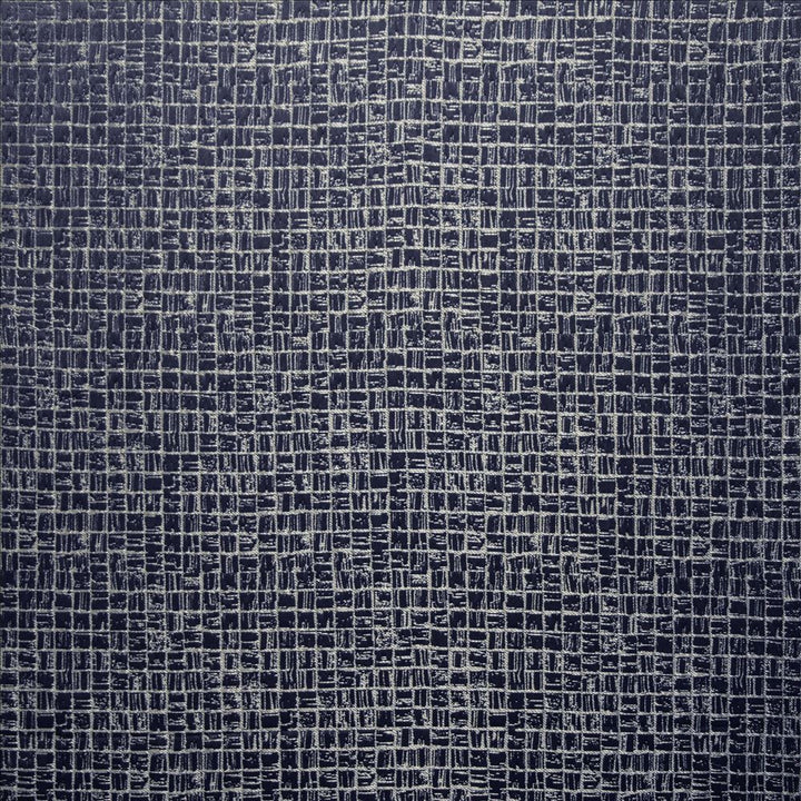 Nemours Indigo by Kasmir Fabric 5145 100% Polyester INDIA Not Tested Horizontal: 3/8 inches and Vertical: 3/8 inches 54 - Fabric Carolina -