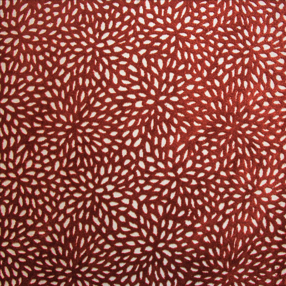 Nesting Crimson by Kasmir Fabric 5146 60% Polyester 40% Viscose CHINA 24,000 Wyzenbeek Double Rubs Horizontal: 9 7/8 inches and Vertical: 8 3/8 inches 55 - Fabric Carolina -