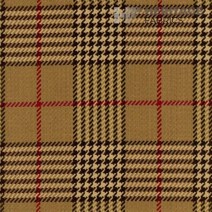 Newbury Walnut by Heritage Fabric - 100% Cotton India 30,000 Horizontal: 4.38" and Vertical: 4.88" 54" - Fabric Carolina -