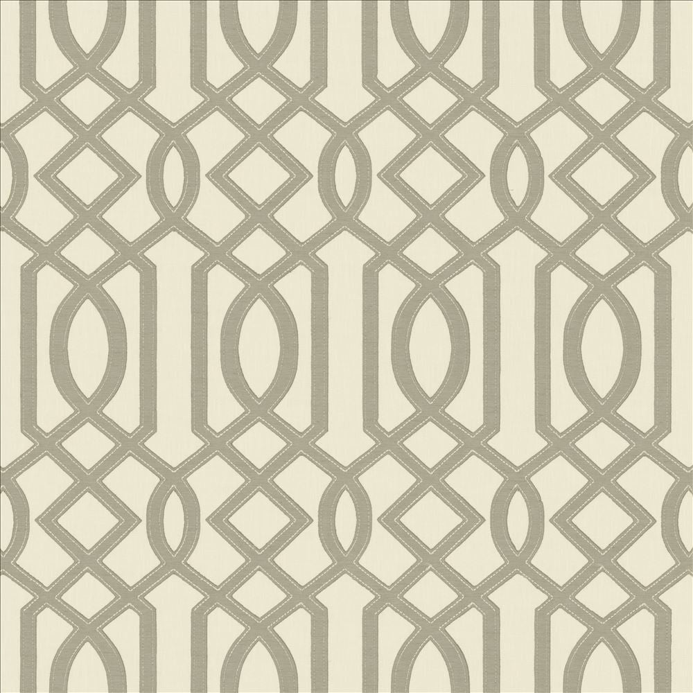New Orleans Sterling by Kasmir Fabric 5141 70% Polyester
30% Cotton
 INDIA </p><p>Repeat: Horizontal: 4 6/8 inches and Vertical: 9 inches 51 - Fabric Carolina -