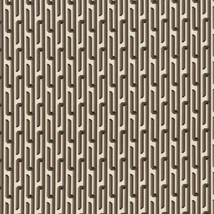 Nobu Fret Chocolate by Kasmir Fabric 5084 USA 12,000 Wyzenbeek Double Rubs H: 3 2/8 inches, V:4 4/8 inches 54 - Fabric Carolina - Kasmir