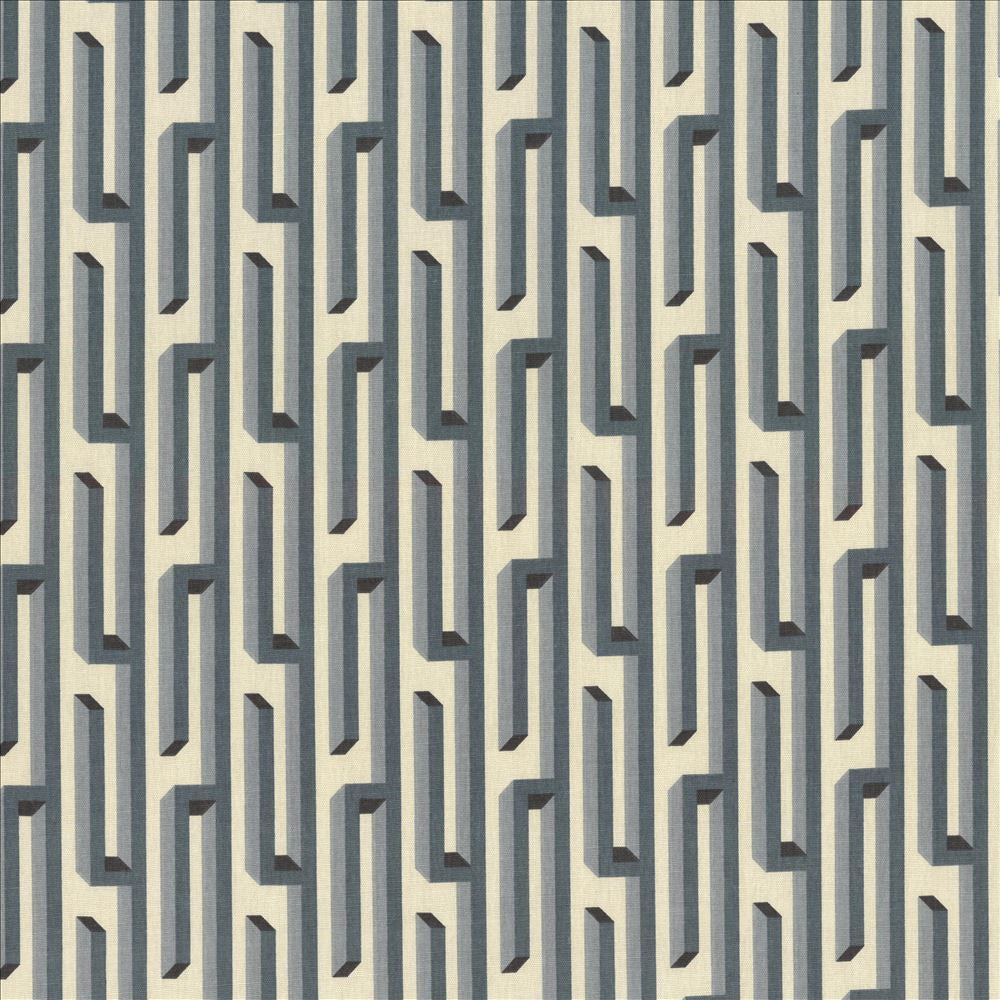Nobu Fret Mist by Kasmir Fabric 5089 100% Cotton
 USA 12,000 Wyzenbeek Double Rubs Horizontal: 3 2/8 inches and Vertical: 4 4/8 inches 54 - Fabric Carolina -