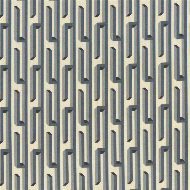 Nobu Fret Mist by Kasmir Fabric 5089 100% Cotton
 USA </p><p>Repeat: Horizontal: 3 2/8 inches and Vertical: 4 4/8 inches 54 - Fabric Carolina -