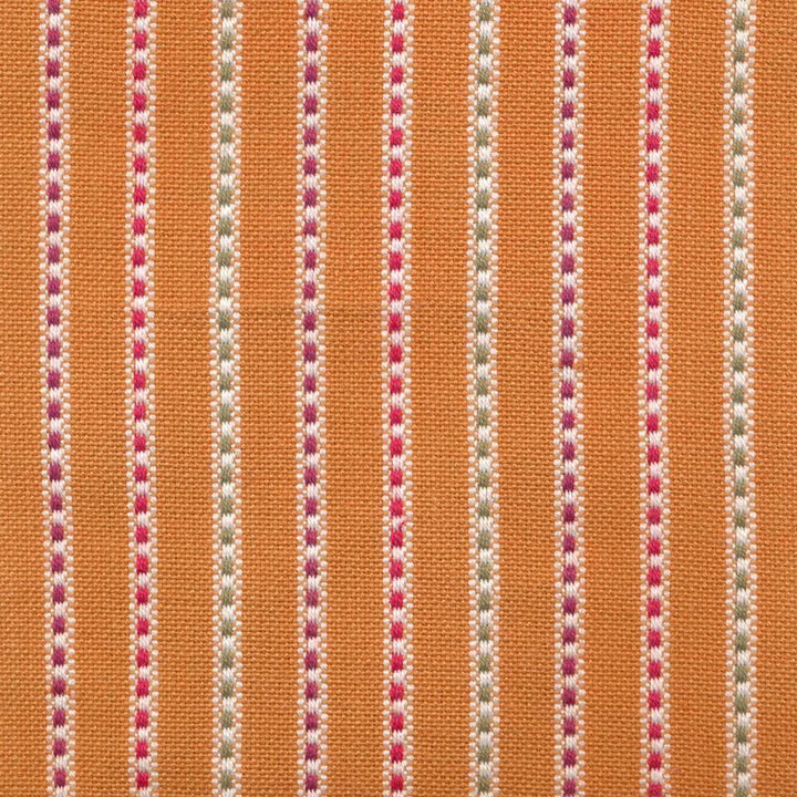 Nonpareil Stripe Canteloupe by Kasmir Fabric 1400 100% Cotton
 INDIA </p><p>Repeat: Horizontal: 1 inches and Vertical: N/A 53 - 54 - Fabric Carolina -