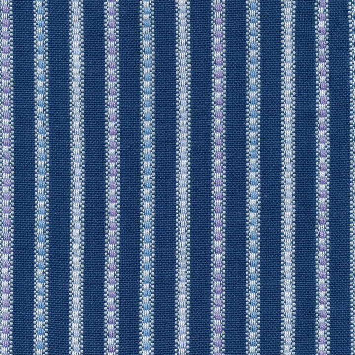 Nonpareil Stripe Mariner Blue by Kasmir Fabric 1401 INDIA Not Tested H: 1 inches, V:N/A 53 - 54 - Fabric Carolina - Kasmir
