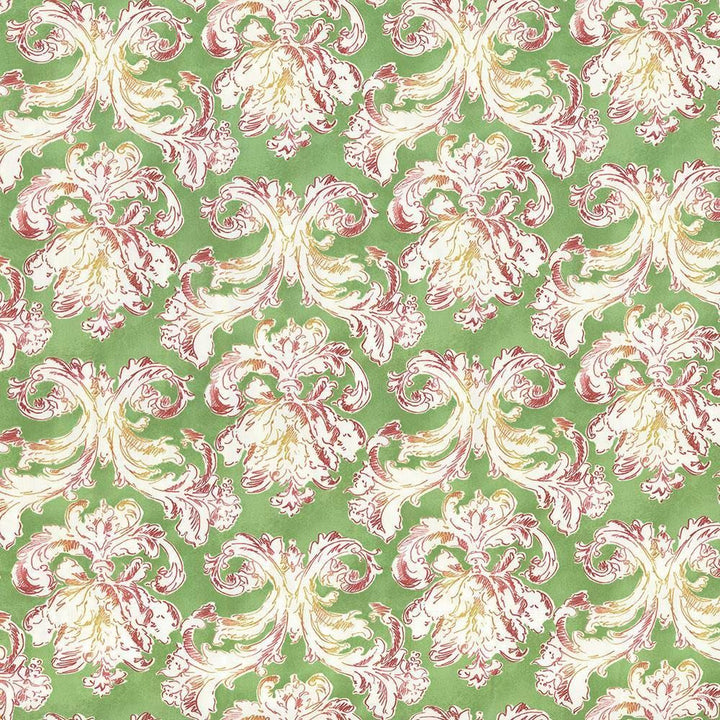 Nouveau Carreaux Spring by Kasmir Fabric 5064 100% Cotton
 USA </p><p>Repeat: Horizontal: 18 inches and Vertical: 18 inches 54 - Fabric Carolina -