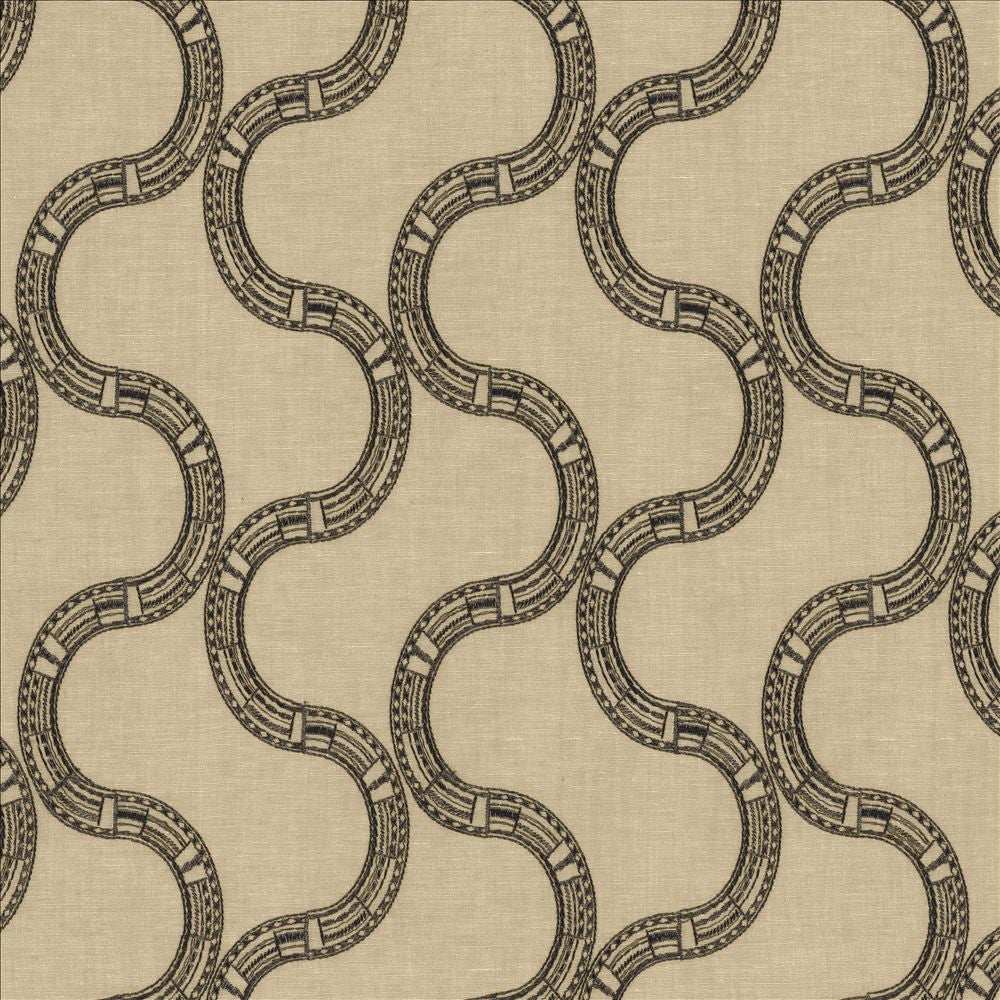 Nubia Coal by Kasmir Fabric 1462 80% Cotton
20% Rayon
 INDIA </p><p>Repeat: Horizontal: 6 2/8 inches and Vertical: 7 4/8 inches 54 - Fabric Carolina -