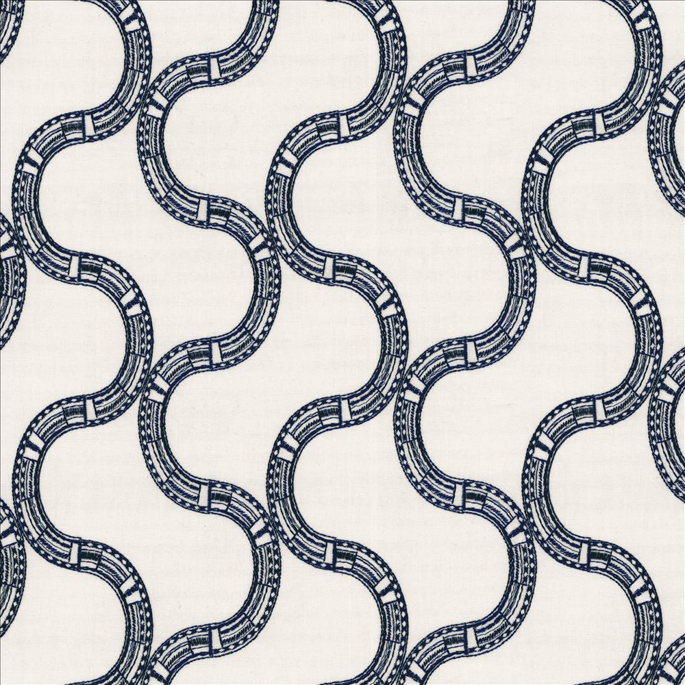 Nubia Navy by Kasmir Fabric 1463 80% Cotton
20% Rayon
 INDIA 15,000 Wyzenbeek Double Rubs </p><p>Repeat: Horizontal: 6 2/8 inches and Vertical: 7 4/8 inches 52 - Fabric Carolina -