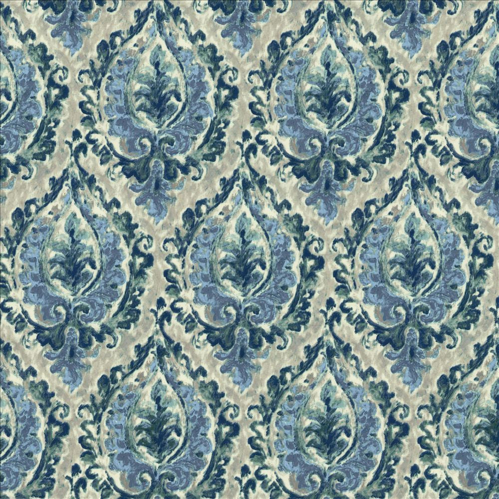 Oak Alley Harbor by Kasmir Fabric 5143 100% Cotton TURKMENISTAN 6,000 Wyzenbeek Double Rubs Horizontal: 6 6/8 inches and Vertical: 13 4/8 inches 54 - Fabric Carolina -