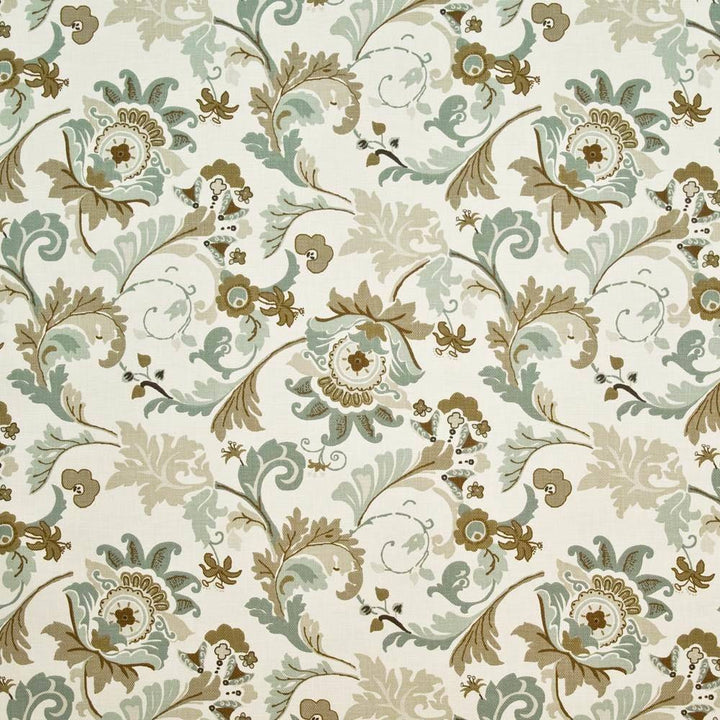 Oak Brook Park Surf by Kasmir Fabric 1403 PAKISTAN Not Tested H: 27 4/8 inches, V:27 inches 53 - 54 - Fabric Carolina - Kasmir