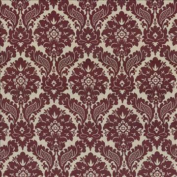 Oakhurst Damask Merlot by Kasmir Fabric 8005 55% Rayon 45% Polyester CHINA 15,000 Wyzenbeek Double Rubs H: 14 inches, V: 20 inches 54 - Fabric Carolina - Kasmir