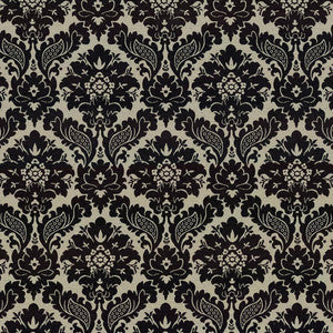 Oakhurst Damask Onyx by Kasmir Fabric