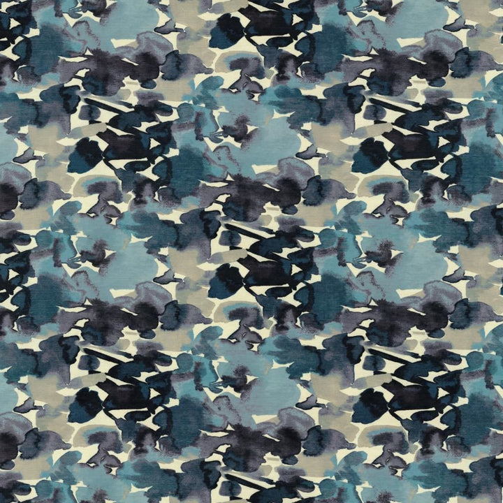 Oakhurst Indigo by Kasmir Fabric 1454 100% Polyester
 CHINA </p><p>Repeat: Horizontal: 27 4/8 inches and Vertical: 25 inches 54 - Fabric Carolina -