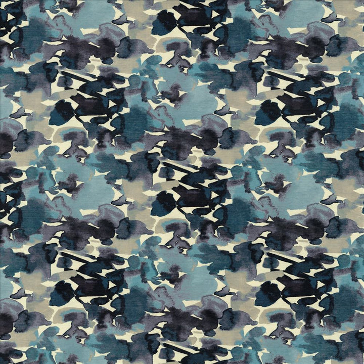 Oakhurst Indigo by Kasmir Fabric 1454 100% Polyester
 CHINA 15,000 Wyzenbeek Double Rubs </p><p>Repeat: Horizontal: 27 4/8 inches and Vertical: 25 inches 54 - Fabric Carolina -