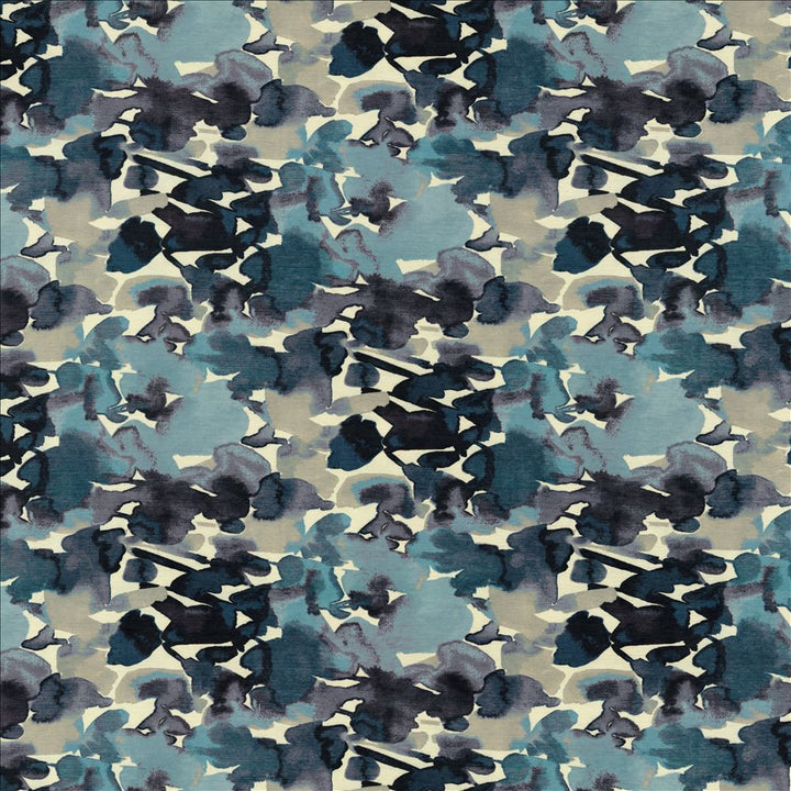Oakhurst Indigo by Kasmir Fabric 1454 100% Polyester
 CHINA </p><p>Repeat: Horizontal: 27 4/8 inches and Vertical: 25 inches 54 - Fabric Carolina -