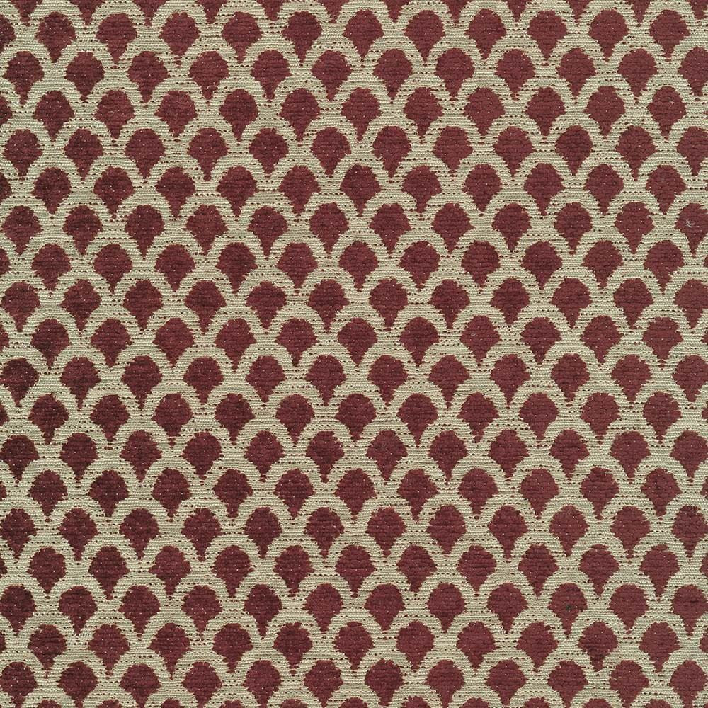 Oakhurst Trellis Merlot by Kasmir Fabric 8005 55% Rayon 45% Polyester CHINA 15,000 Wyzenbeek Double Rubs Horizontal: 6/8 inches and Vertical: 7/8 inches 54 - Fabric Carolina -