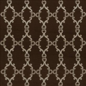 Odette Chocolate by Kasmir Fabric 5068 100% Polyester Embroidery Contents 100% Polyester CHINA Not Tested H: 5 inches, V: 7 6/8 inches 57 - 58 - Fabric Carolina - Kasmir