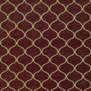 Ogee Trellis Crimson by Kasmir Fabric
