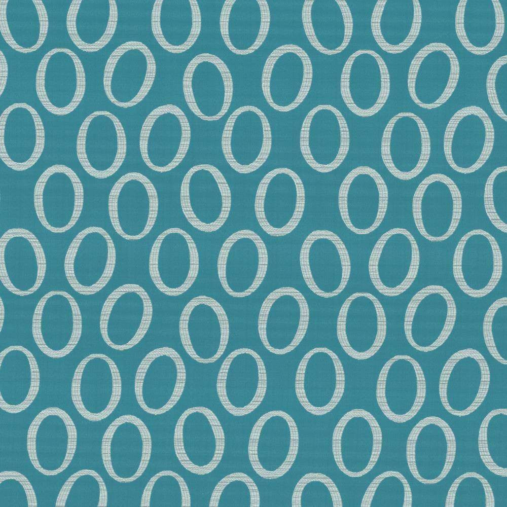 Oglethorpe Lagoon by Kasmir Fabric 1442 TURKEY Not Tested H: 14 1/8 inches, V:12 1/8 inches 59 - Fabric Carolina - Kasmir