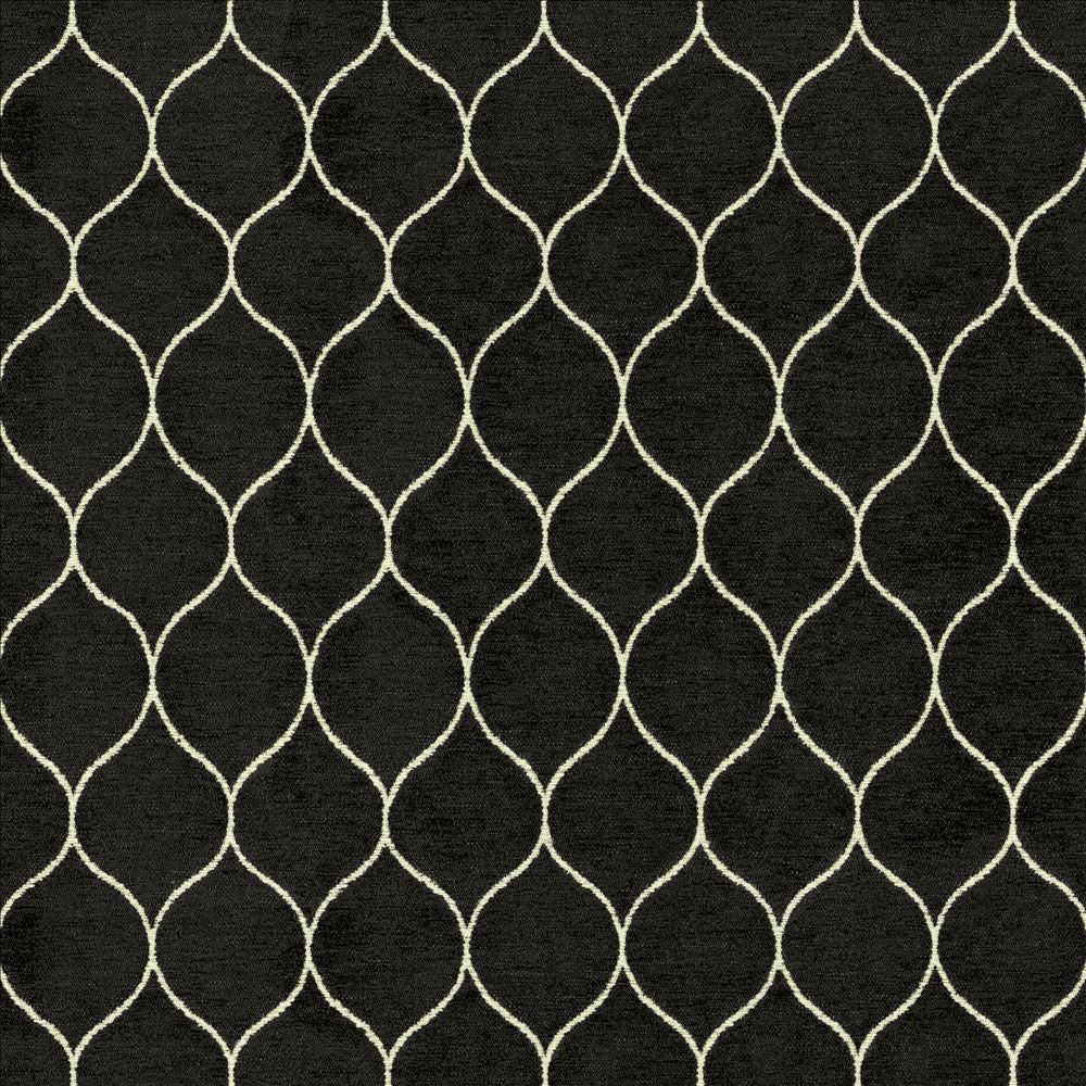 Oh Geez Onyx by Kasmir Fabric 1451 85% Polyester
15% Cotton
 CHINA </p><p>Repeat: Horizontal: 2 inches and Vertical: 3 inches 54 - Fabric Carolina -