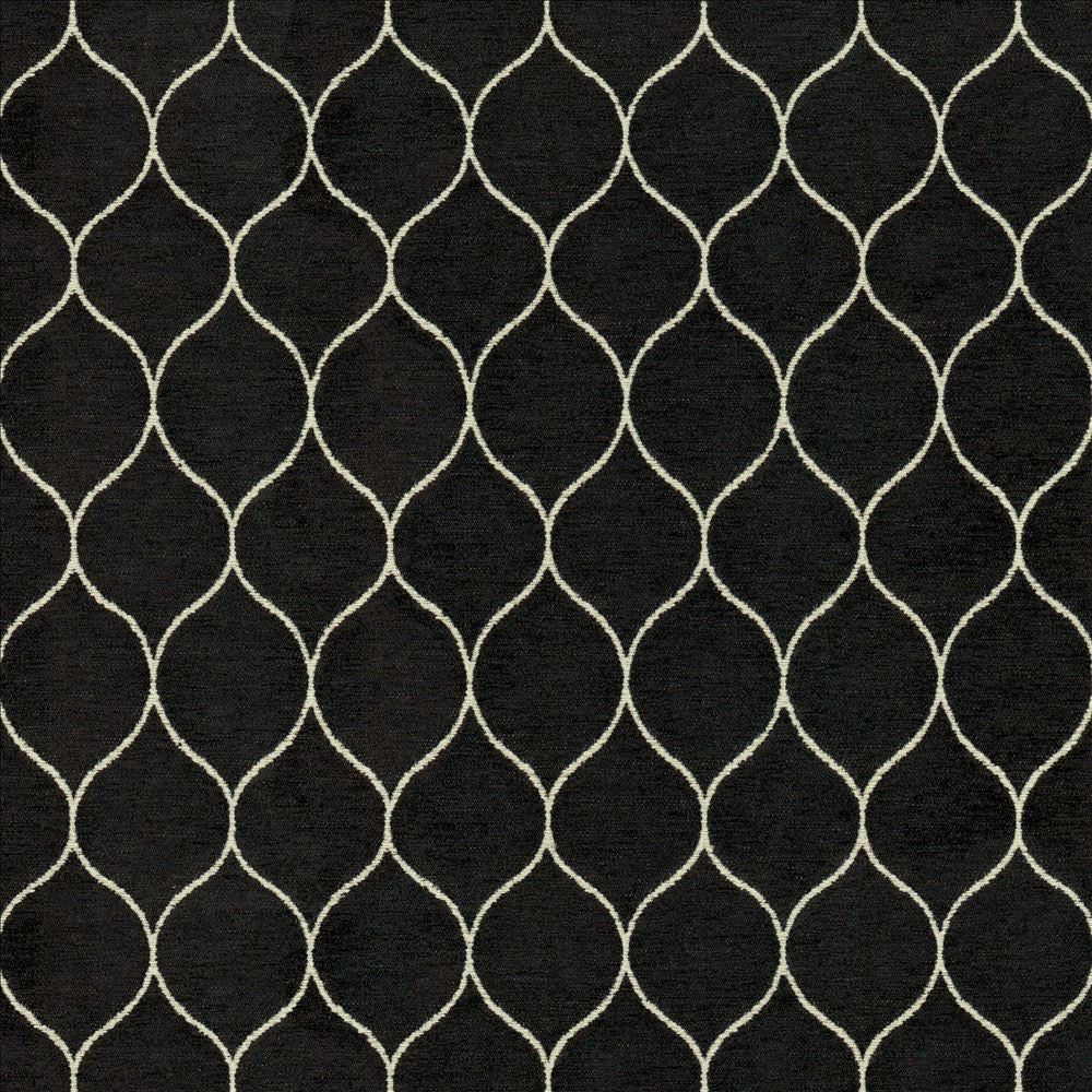 Oh Geez Onyx  by Kasmir Fabric See sample 85% Polyester
15% Cotton
 CHINA 50,000 Wyzenbeek Double Rubs </p><p>Repeat: Horizontal: 2 inches and Vertical: 3 inches 54  - Fabric Carolina -