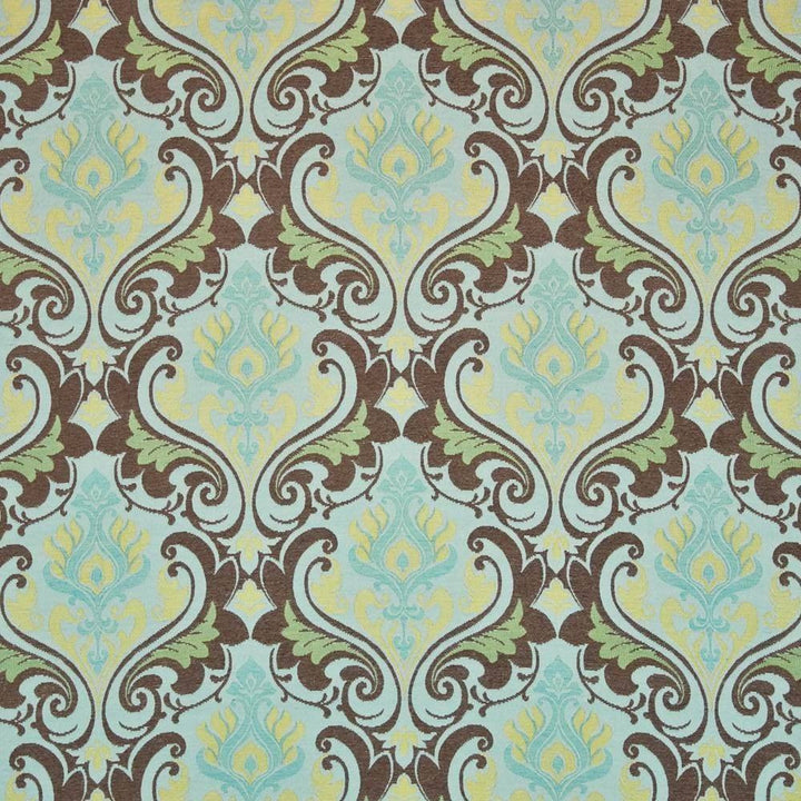 Oishii Turquoise by Kasmir Fabric 1406 CHINA 15,000 Wyzenbeek Double Rubs H: 14 4/8 inches, V:19 inches 54 - Fabric Carolina - Kasmir