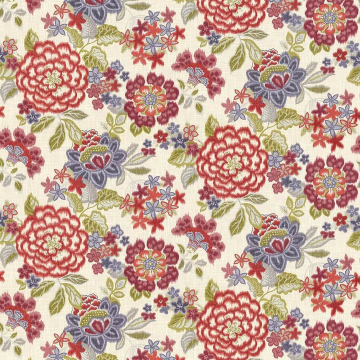 Oleana Pomegranate by Kasmir Fabric 5064 100% Cotton
 USA </p><p>Repeat: Horizontal: 54 inches and Vertical: 25 2/8 inches 54 - Fabric Carolina -
