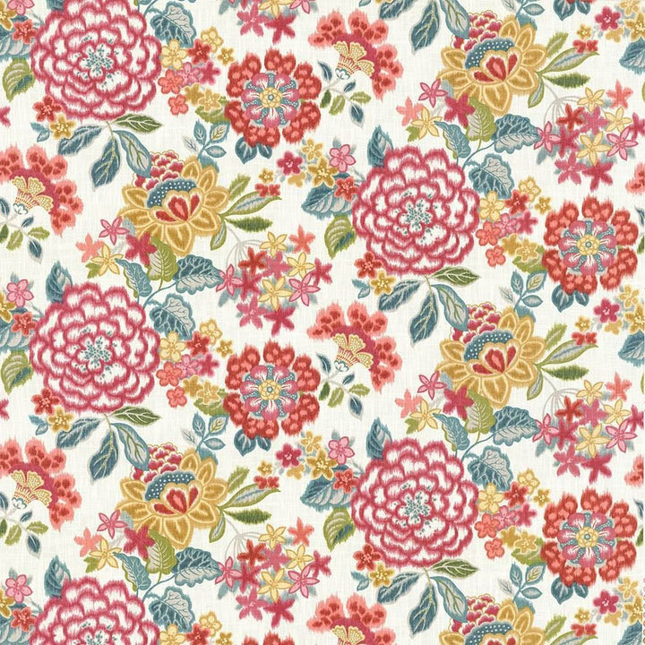 Oleana Rose by Kasmir Fabric 5064 100% Cotton USA 15,000 Wyzenbeek Double Rubs Horizontal: 54 inches and Vertical: 25 2/8 inches 54 - Fabric Carolina -
