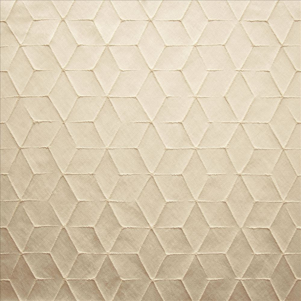 On The Rocks Ivory by Kasmir Fabric 1460 100% Polyester
 CHINA 15,000 Wyzenbeek Double Rubs </p><p>Repeat: Horizontal: 4 4/8 inches and Vertical: 5 4/8 inches 54 - Fabric Carolina -