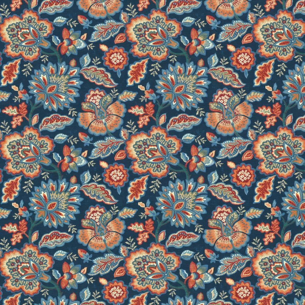 Orchard Street Navy by Kasmir Fabric 1458 55% Linen
45% Cotton
 CHINA </p><p>Repeat: Horizontal: 13 4/8 inches and Vertical: 13 4/8 inches 54 - Fabric Carolina -