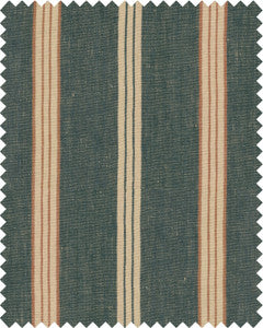 OREGON STRIPES Denim Washed Linen (FB00086) by Mind The Gap