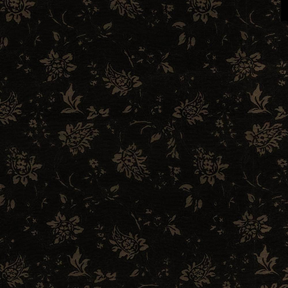 Oriental Vine Io Carbon by Kasmir Fabric 1413 USA 12,000 Wyzenbeek Double Rubs H: 27 6/8 inches, V:25 4/8 inches 54 - Fabric Carolina - Kasmir