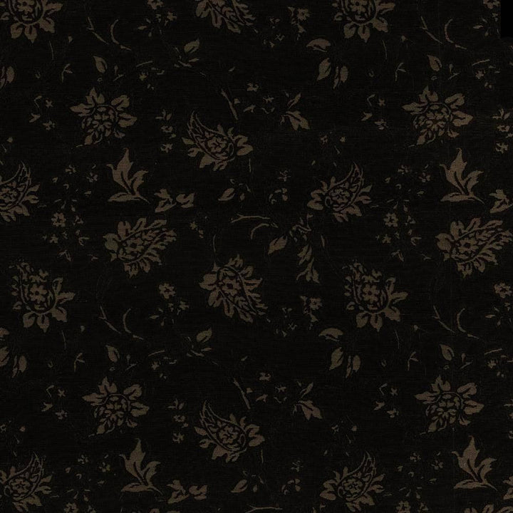 Oriental Vine Io Carbon by Kasmir Fabric 1413 USA 12,000 Wyzenbeek Double Rubs H: 27 6/8 inches, V:25 4/8 inches 54 - Fabric Carolina - Kasmir
