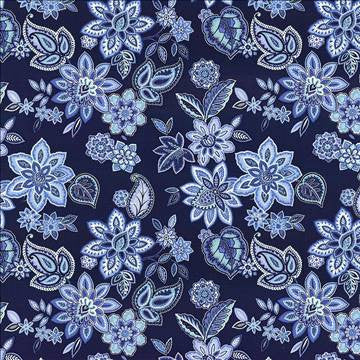 Osterley Park Delft by Kasmir Fabric 5081 100% Cotton CHINA 51,000 Wyzenbeek Double Rubs H: 27 2/8 inches, V: 27 inches 54 - Fabric Carolina - Kasmir