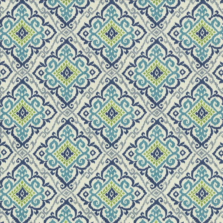 Oswego Capri Blue  by Kasmir Fabric See sample 75% Cotton
25% Linen
 PAKISTAN 20,000 Wyzenbeek Double Rubs </p><p>Repeat: Horizontal: 13 4/8 inches and Vertical: 25 inches 55  - Fabric Carolina -