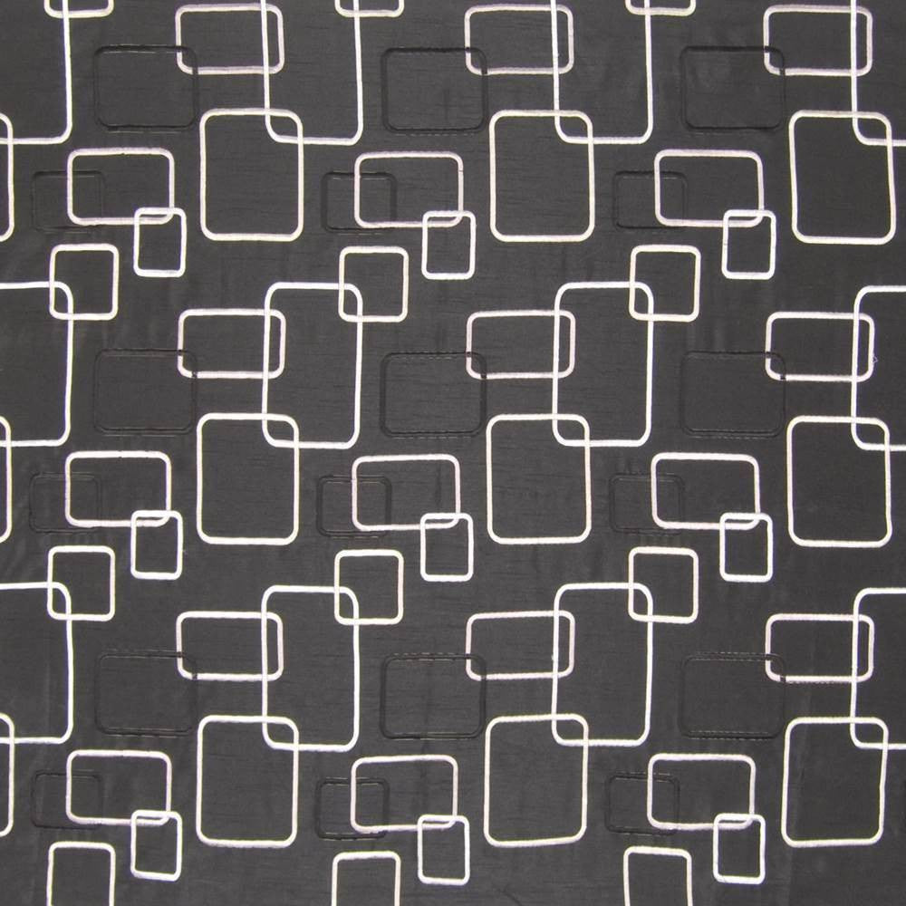 Outline Black by Kasmir Fabric 1369 CHINA 30,000 Wyzenbeek Double Rubs H: 11 5/8 inches, V:11 6/8 inches 54 - Fabric Carolina - Kasmir