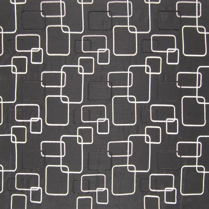 Outline Black by Kasmir Fabric 1369 CHINA 30,000 Wyzenbeek Double Rubs H: 11 5/8 inches, V:11 6/8 inches 54 - Fabric Carolina - Kasmir