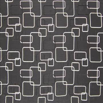 Outline Black by Kasmir Fabric 1369 100% Polyester CHINA 30,000 Wyzenbeek Double Rubs H: 11 5/8 inches, V: 11 6/8 inches 54 - Fabric Carolina - Kasmir