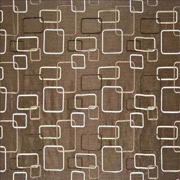 Outline Chocolate by Kasmir Fabric 1369 100% Polyester CHINA 30,000 Wyzenbeek Double Rubs H: 11 5/8 inches, V: 11 6/8 inches 54 - Fabric Carolina - Kasmir
