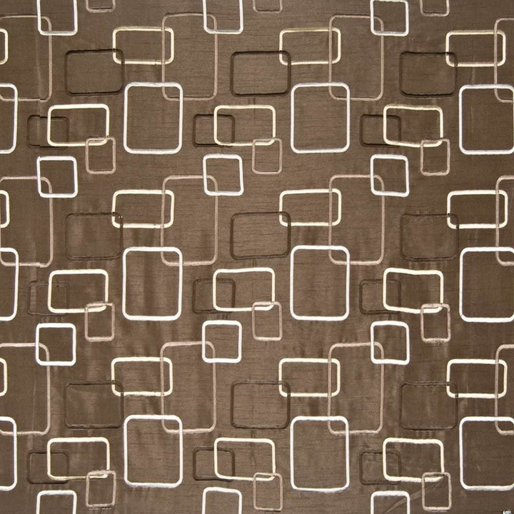 Outline Chocolate  by Kasmir Fabric See sample 100% Polyester
 CHINA 30,000 Wyzenbeek Double Rubs </p><p>Repeat: Horizontal: 11 5/8 inches and Vertical: 11 6/8 inches 54  - Fabric Carolina -