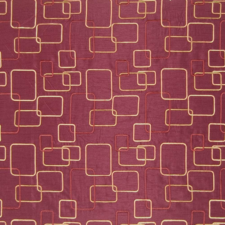 Outline Merlot by Kasmir Fabric 1367 100% Polyester CHINA 30,000 Wyzenbeek Double Rubs Horizontal: 11 5/8 inches and Vertical: 11 6/8 inches 54 - Fabric Carolina -