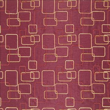 Outline Merlot by Kasmir Fabric 1367 100% Polyester CHINA 30,000 Wyzenbeek Double Rubs H: 11 5/8 inches, V: 11 6/8 inches 54 - Fabric Carolina - Kasmir