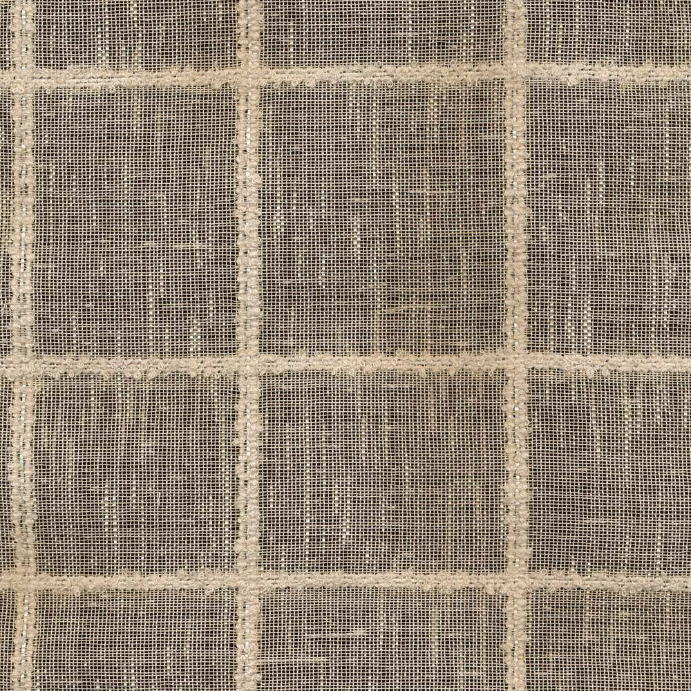 Overtime Check Buff by Kasmir Fabric 1373 TURKEY Not Tested H: 13 inches, V:12 4/8 inches 58 - Fabric Carolina - Kasmir