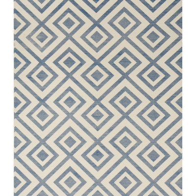 Fiorentina Blue/Ivory by Lee Jofa Wallcovering